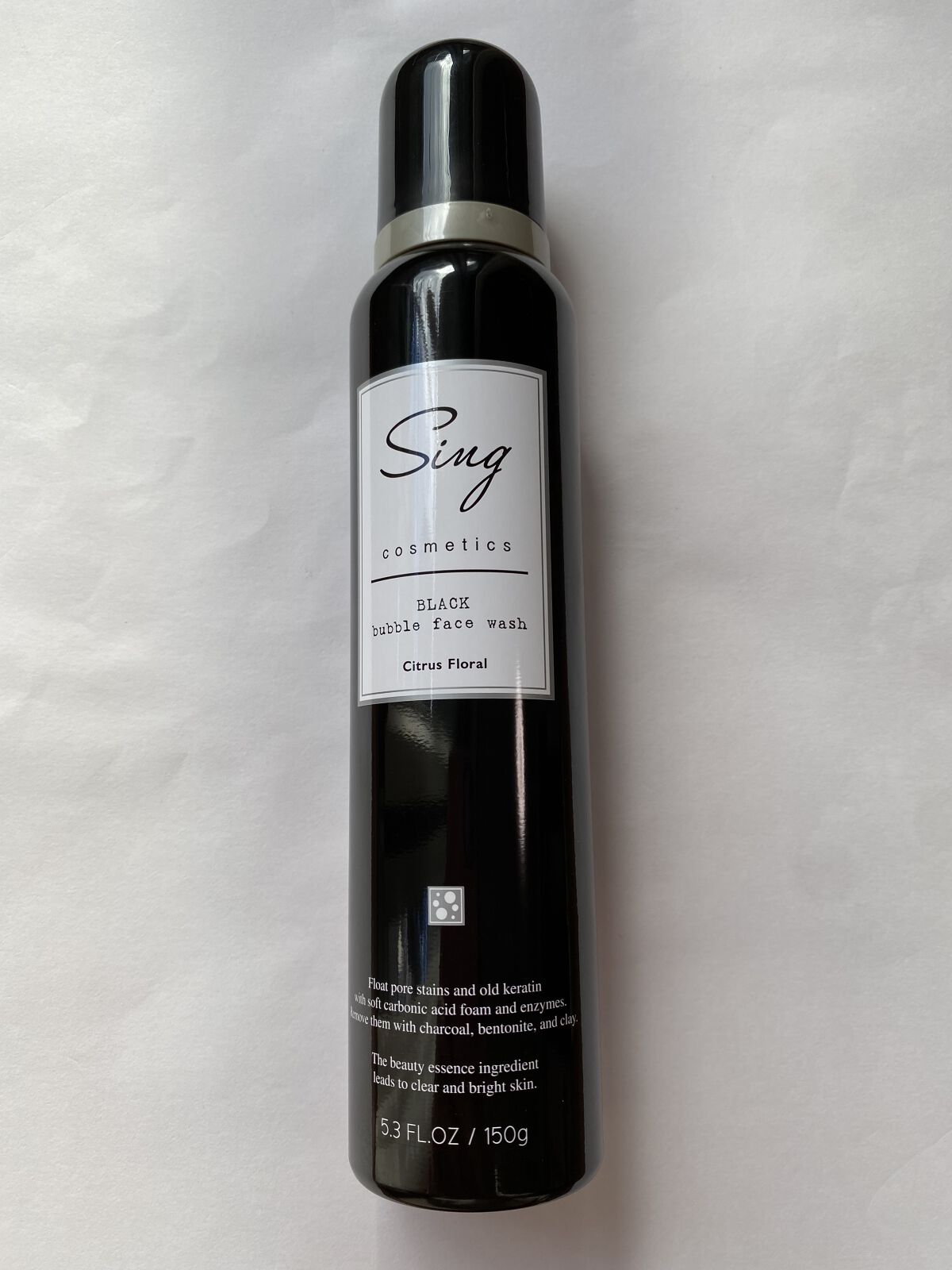ブラックバブルフェイスウォッシュ /Sing/洗顔フォームを使ったクチコミ（1枚目）