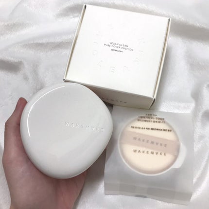 ビーガンクリーンピュアカバークッション/wakemake/クッションファンデーションを使ったクチコミ(6枚目)