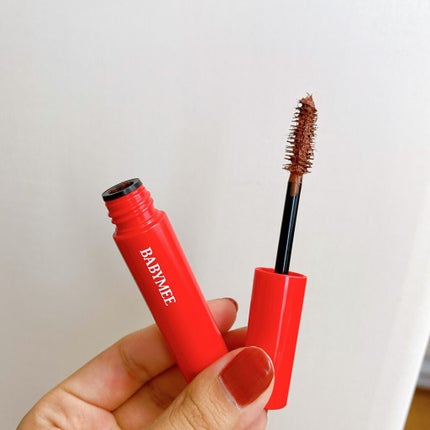 ニュアンスカラーマスカラ/BABYMEE/マスカラを使ったクチコミ(4枚目)