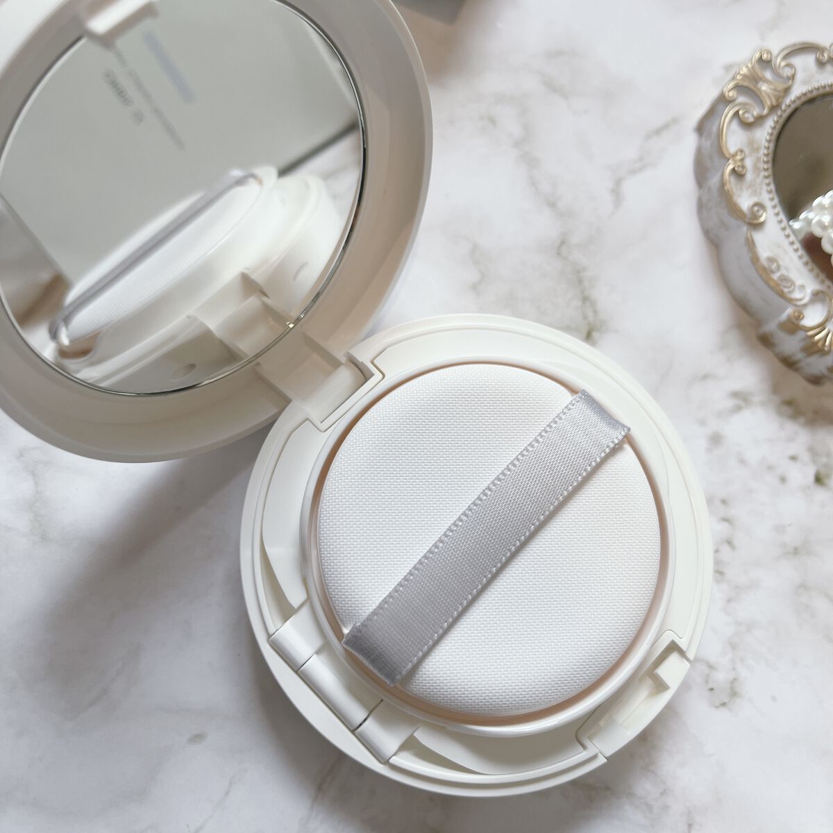 オルビスユー トリートメントクッションファンデーション 専用パフ/オルビス/クッションファンデーションを使ったクチコミ（3枚目）