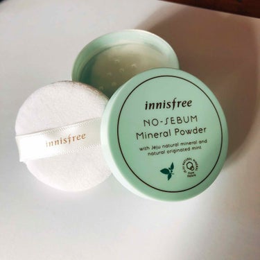 ノーセバム ミネラルパウダー/innisfree/ルースパウダーを使ったクチコミ（1枚目）