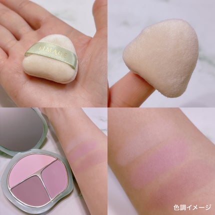 TIMAGE 3色チークパレット/TIMAGE/パウダーチークを使ったクチコミ(4枚目)