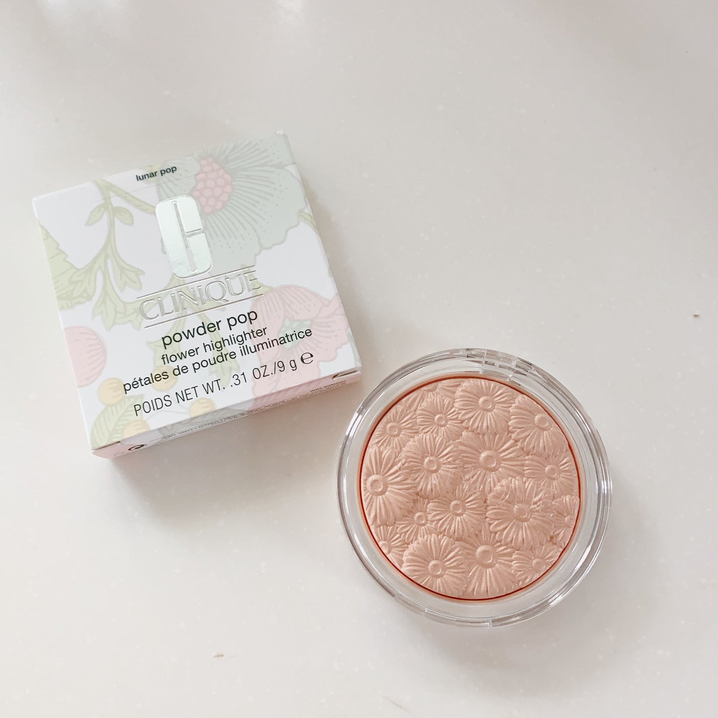パウダー ポップ フラワー ハイライター/CLINIQUE/パウダーハイライトを使ったクチコミ(1枚目)