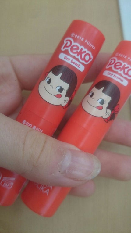 スイートペコエディション ウォータードロップ ティント バーム/HOLIKA HOLIKA/口紅を使ったクチコミ(1枚目)