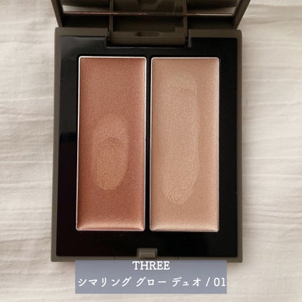 THREE シマリング グロー デュオ/THREE/クリームハイライトを使ったクチコミ(2枚目)