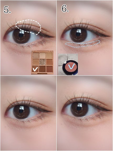 プレイカラーアイズ クッキーチップス/ETUDE/アイシャドウパレットを使ったクチコミ(3枚目)