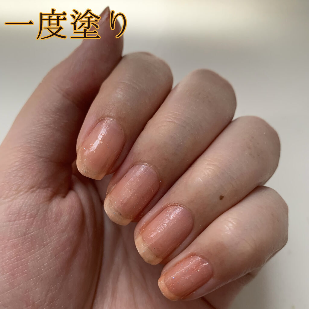 アーティスティックネールズ(グロー＆クイック) OR203 みかんゼリー/MAJOLICA MAJORCA/マニキュアを使ったクチコミ（2枚目）