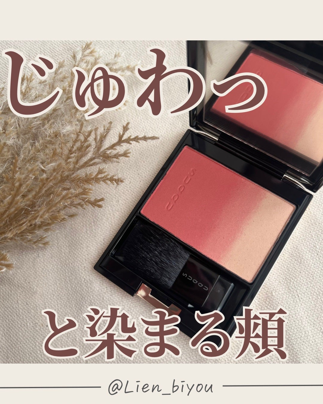 ピュア カラー ブラッシュ/SUQQU/パウダーチークを使ったクチコミ(1枚目)