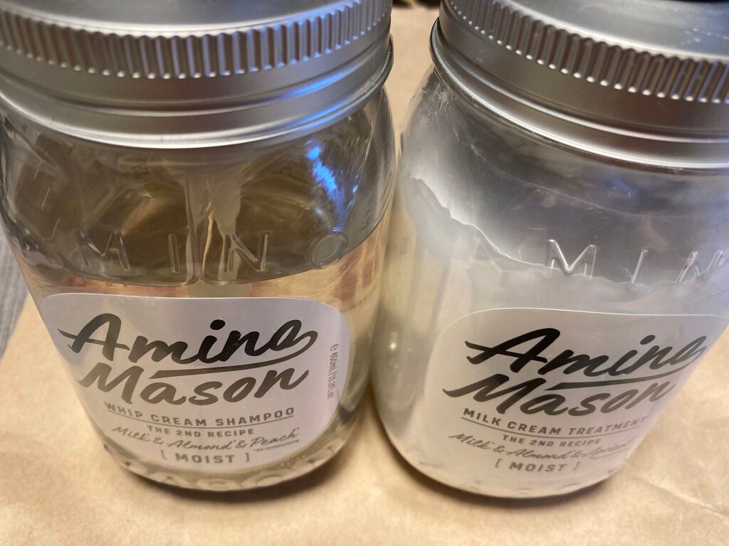 アミノメイソン ディープモイスト ホイップクリーム シャンプー/ミルククリーム ヘアトリートメント/アミノメイソン/市販シャンプーを使ったクチコミ(1枚目)