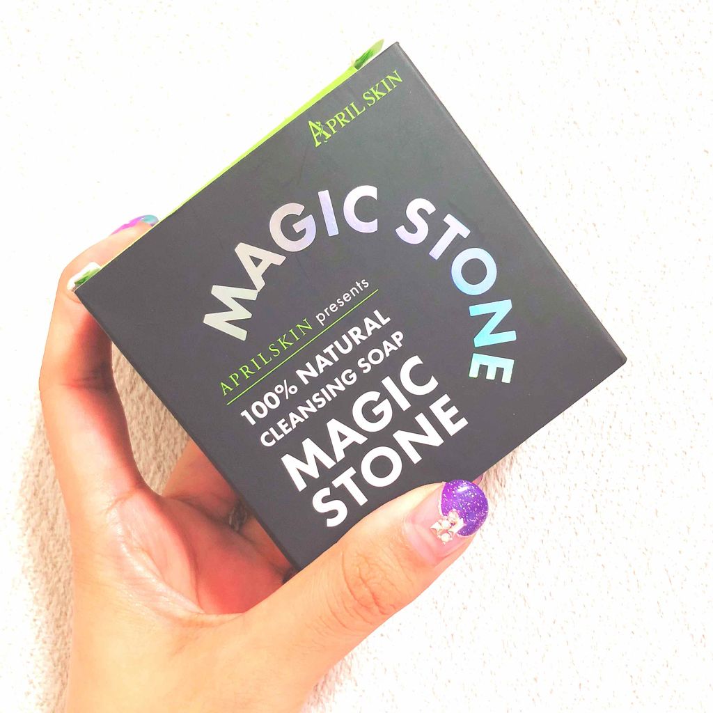 マジックストーン/APRILSKIN/洗顔石鹸を使ったクチコミ（1枚目）