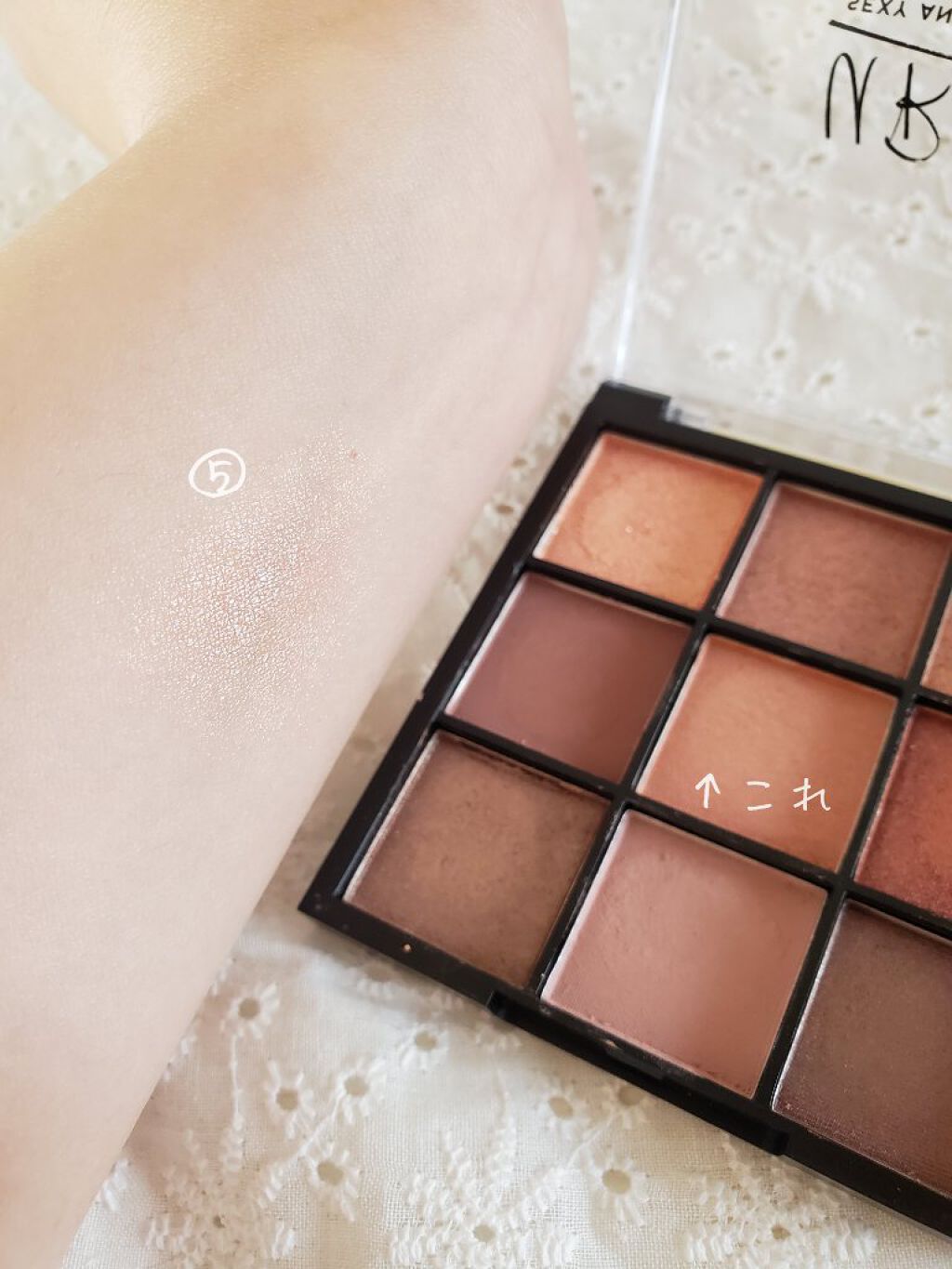 UR GLAM BLOOMING EYE COLOR PALETTE/U R GLAM/アイシャドウパレットを使ったクチコミ(5枚目)