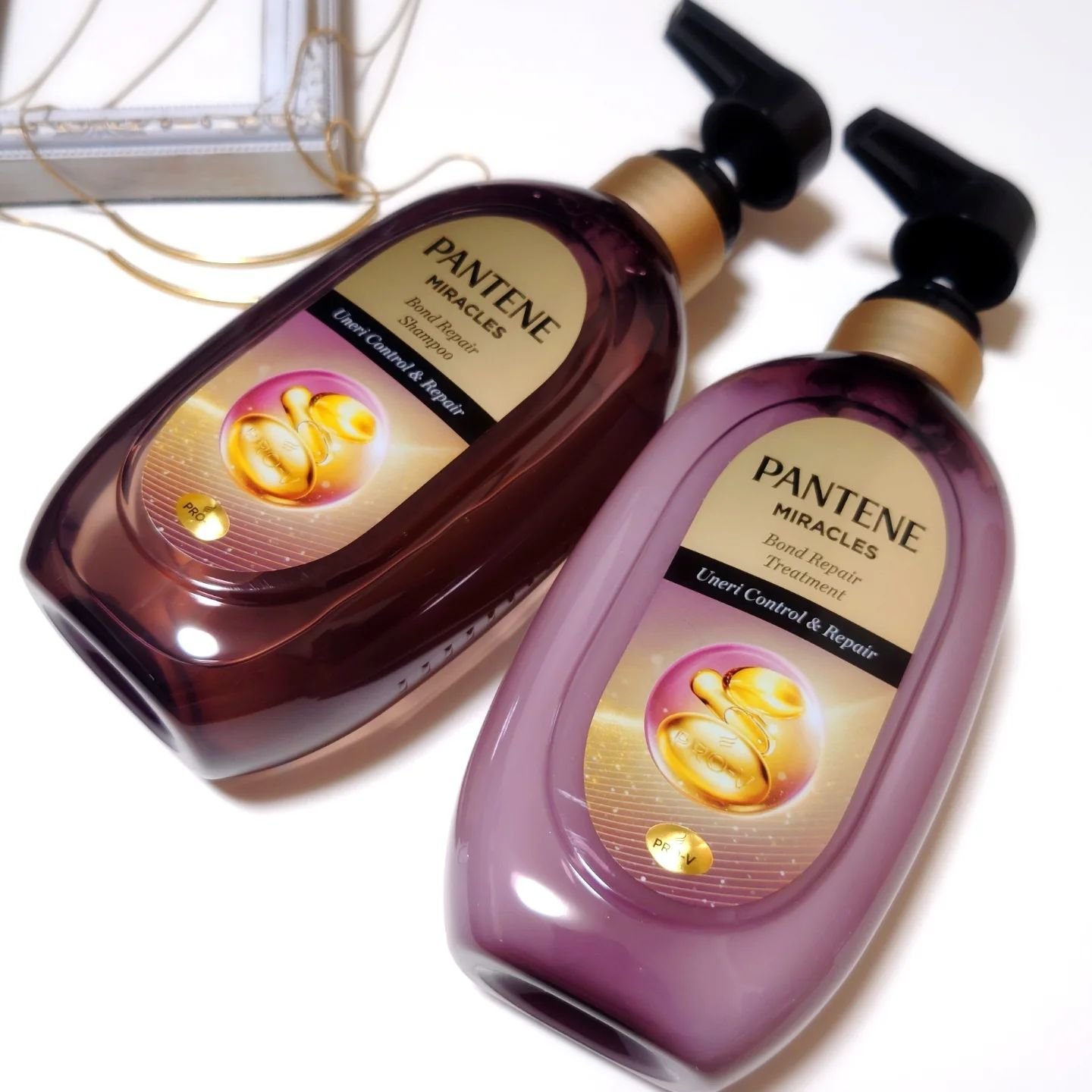 ミラクルズ うねりコントロール&リペア ボンドリペア シャンプー/トリートメント/パンテーン/市販シャンプーを使ったクチコミ（1枚目）