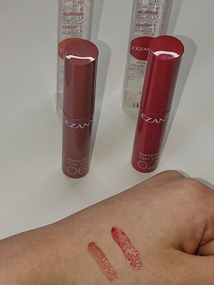 ウォータリーティントリップ/CEZANNE/リップティントを使ったクチコミ(1枚目)