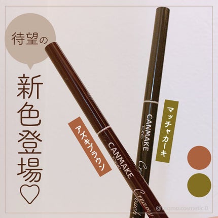 クリーミータッチライナー/キャンメイク/ジェルアイライナーを使ったクチコミ(1枚目)