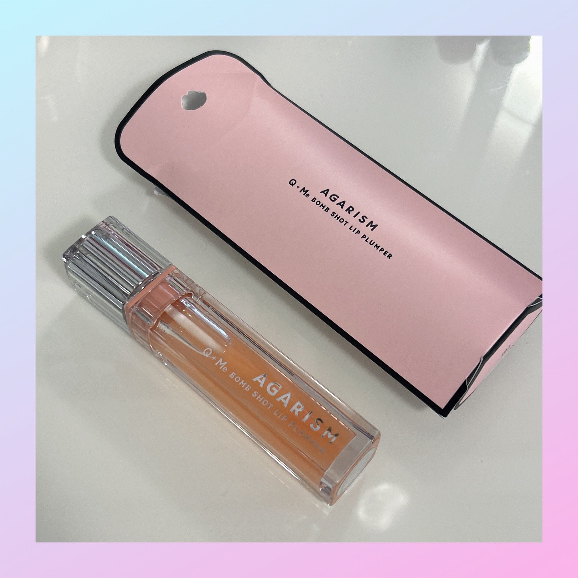 キューミ―ボムショットリッププランパー/AGARISM/リッププランパーを使ったクチコミ（1枚目）