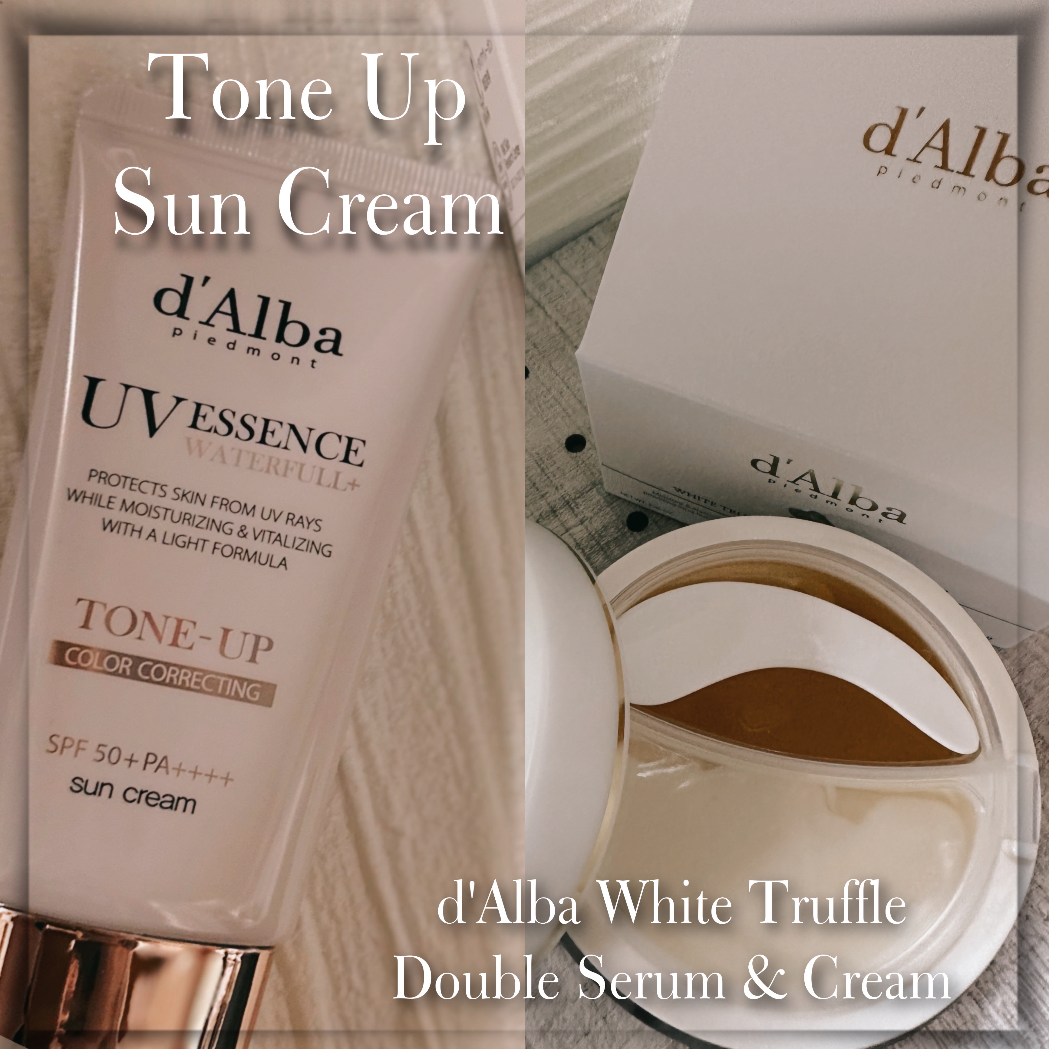 ウォータフルトーンアップサンクリーム/ダルバ/日焼け止めクリームを使ったクチコミ（1枚目）