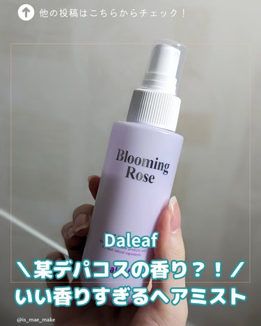 パフュームヘアパックインミスト/Daleaf/アウトバストリートメントを使ったクチコミ（1枚目）