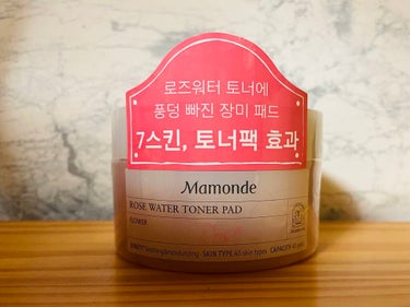 ローズウォータートナーパッド/Mamonde/拭き取り化粧水を使ったクチコミ（2枚目）