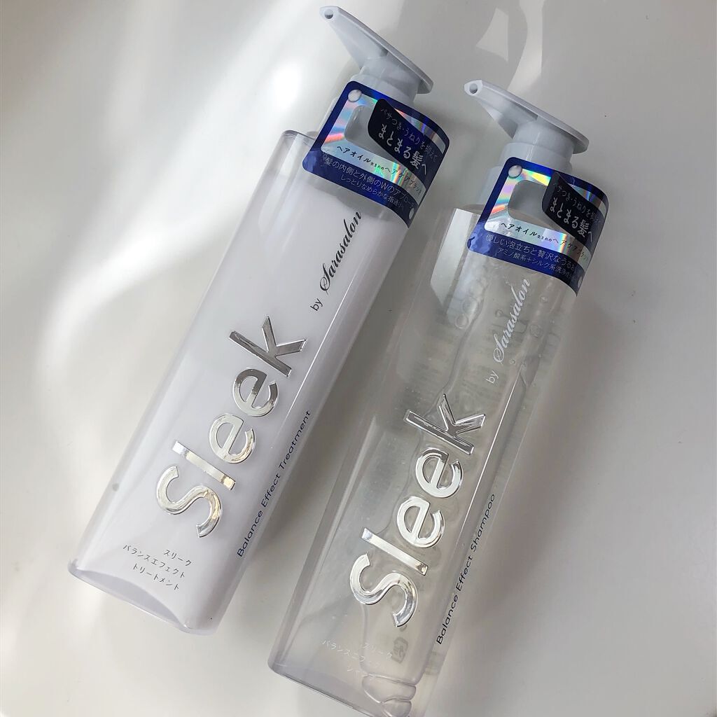 バランスエフェクトシャンプー/トリートメント/スリーク by サラサロン/市販シャンプーを使ったクチコミ(1枚目)
