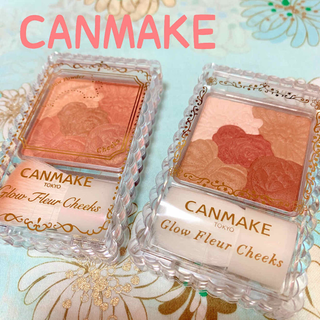 グロウフルールチークス/キャンメイク/パウダーチークを使ったクチコミ（1枚目）