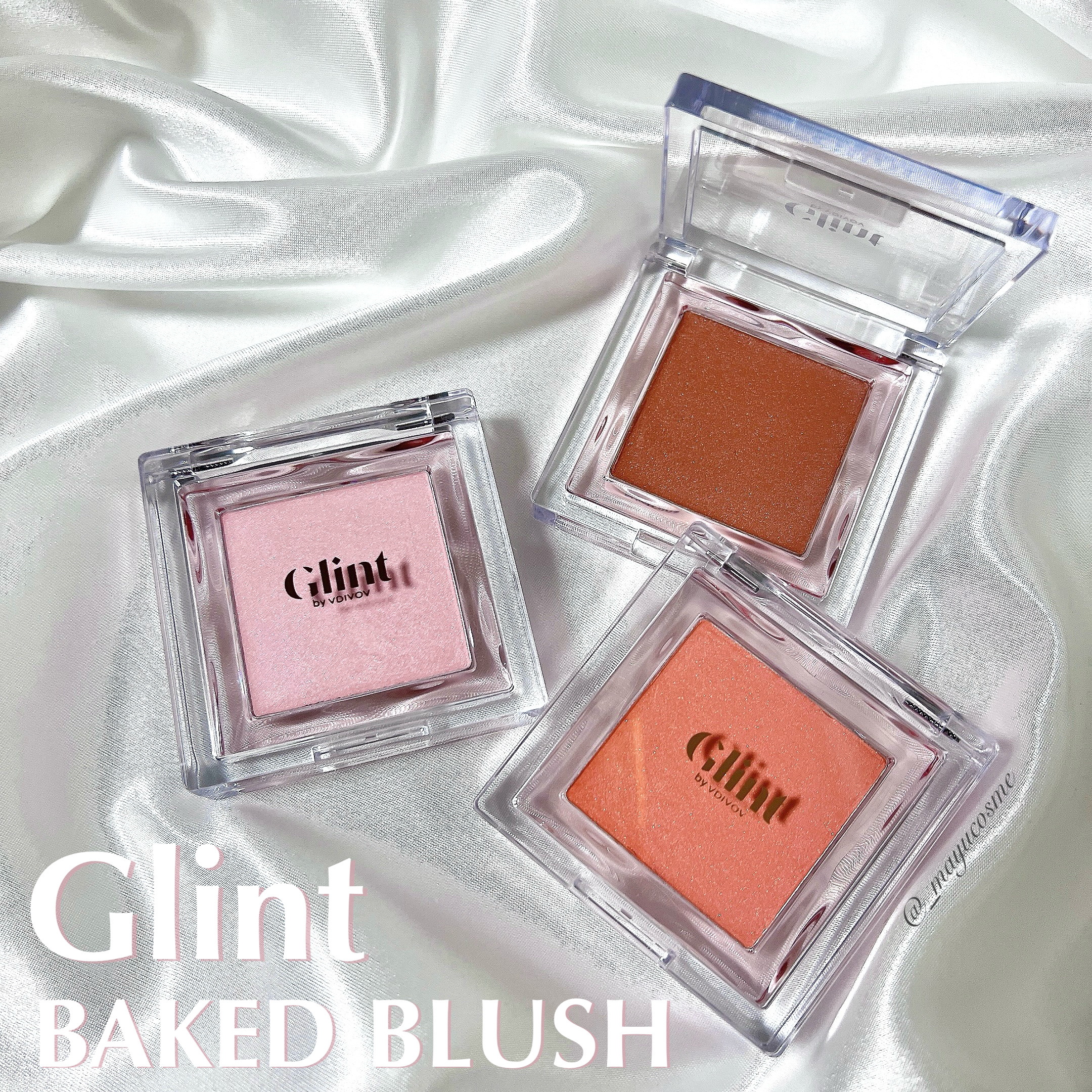 ベイクドブラッシュ/Glint/パウダーチークを使ったクチコミ（1枚目）