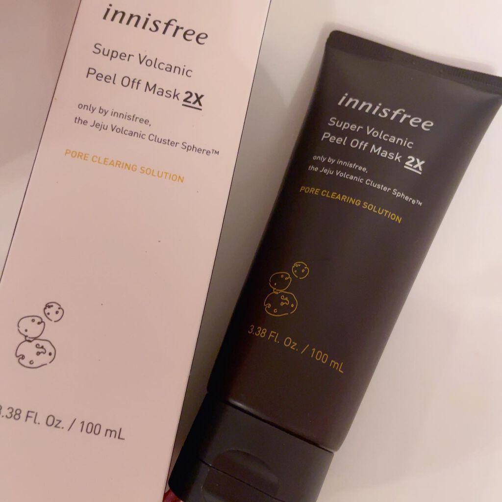 スーパーヴォルカニック ピールオフマスク 2X/innisfree/洗い流すパック・マスクを使ったクチコミ(7枚目)