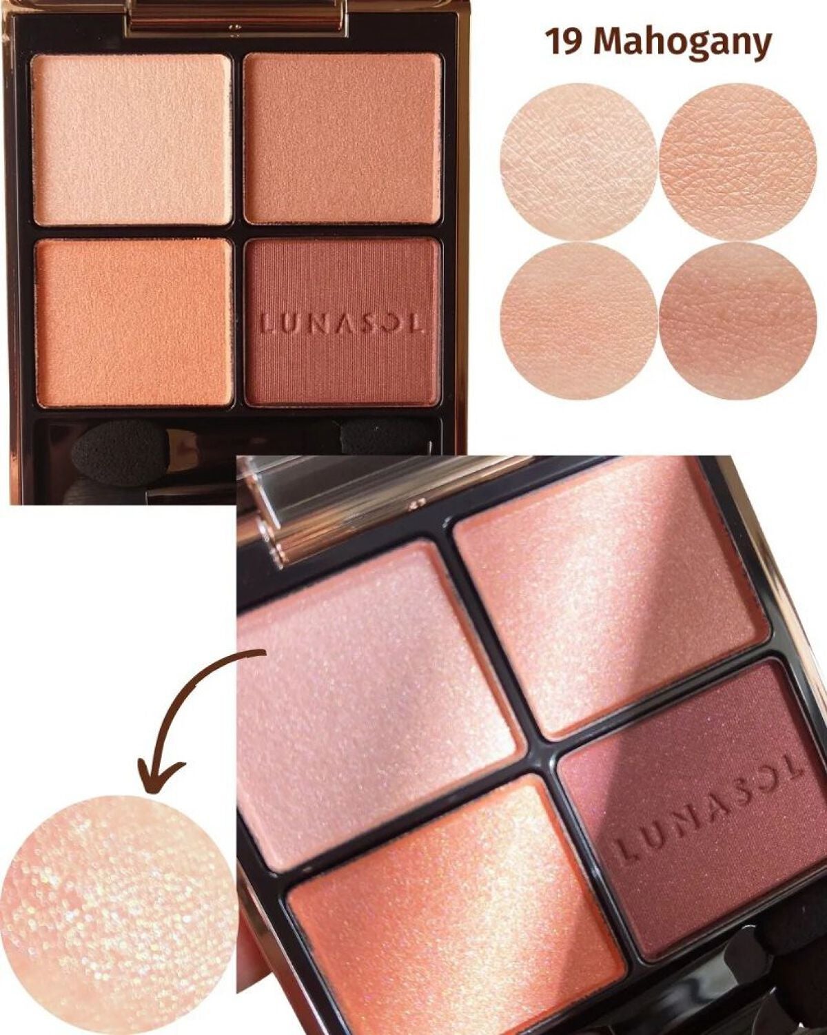 アイカラーレーション/LUNASOL/アイシャドウパレットを使ったクチコミ(4枚目)