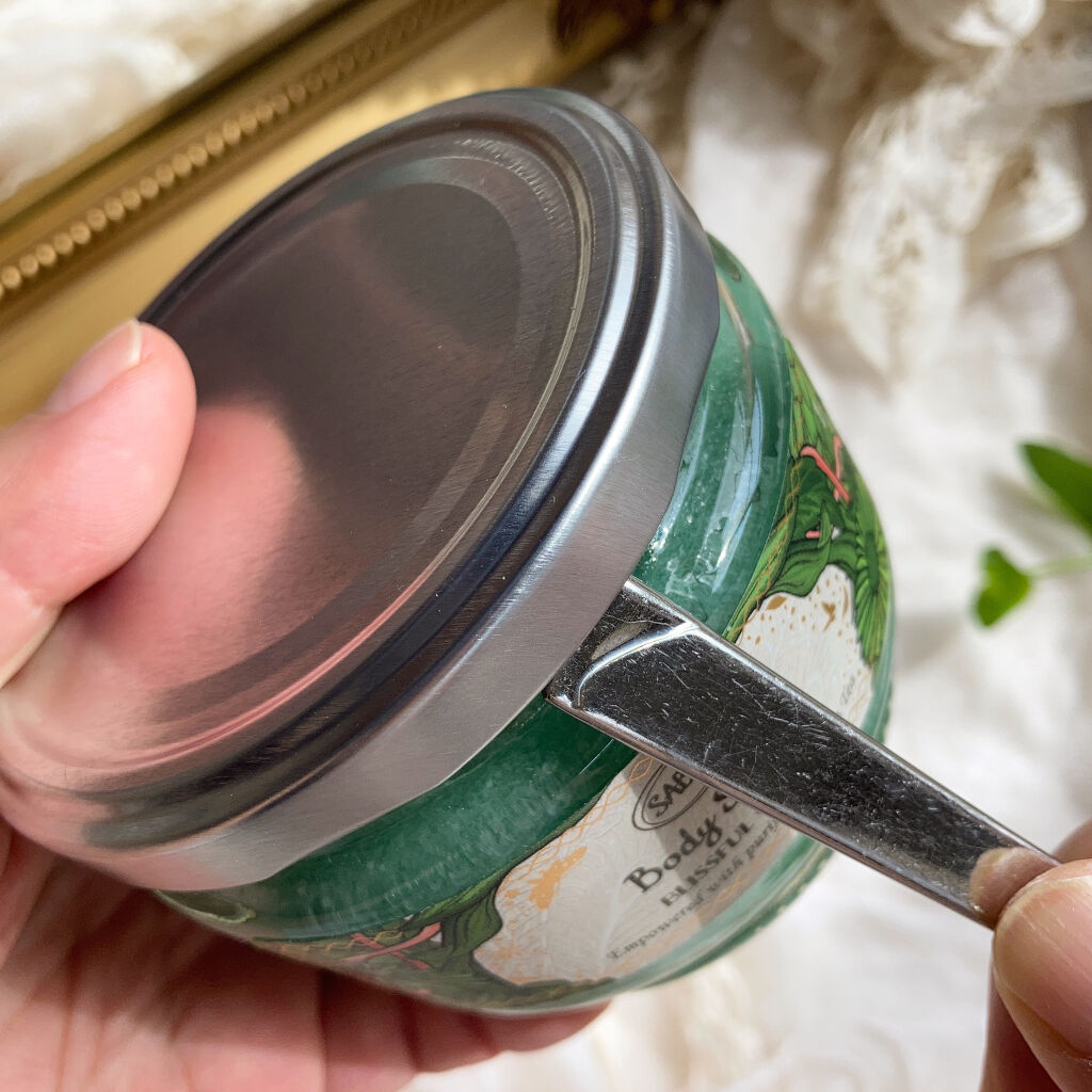 ボディスクラブ ブリスフル・グリーン 320g/SABON/ボディスクラブを使ったクチコミ（3枚目）