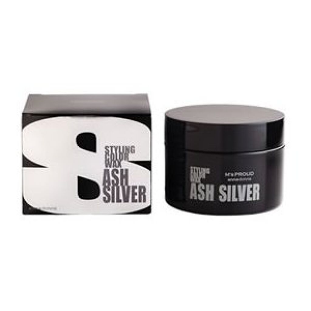 エムズプラウド スタイリングカラーワックス アッシュシルバー