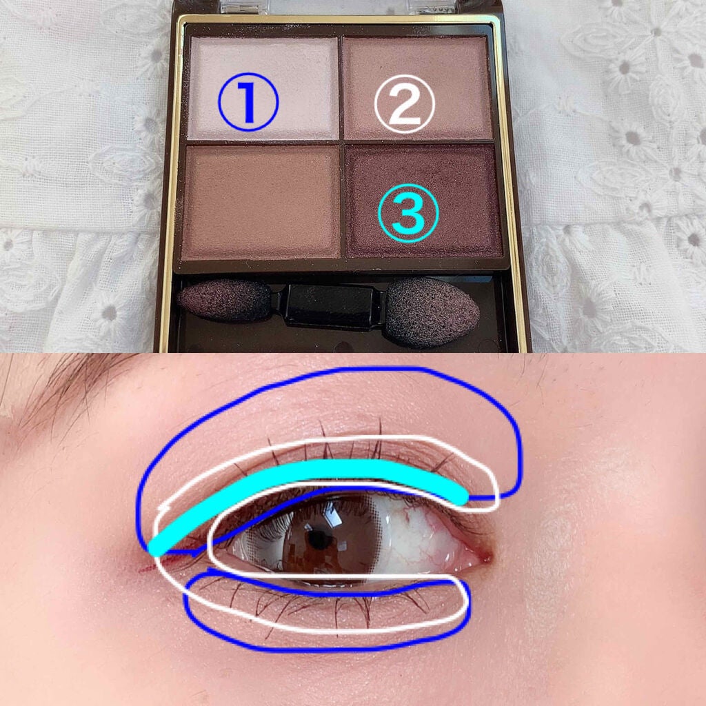 スキニーリッチシャドウ/excel/アイシャドウパレットを使ったクチコミ(5枚目)