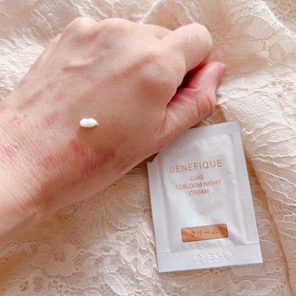 リュクス リブルームナイトクリーム/BENEFIQUE/フェイスクリームを使ったクチコミ(2枚目)
