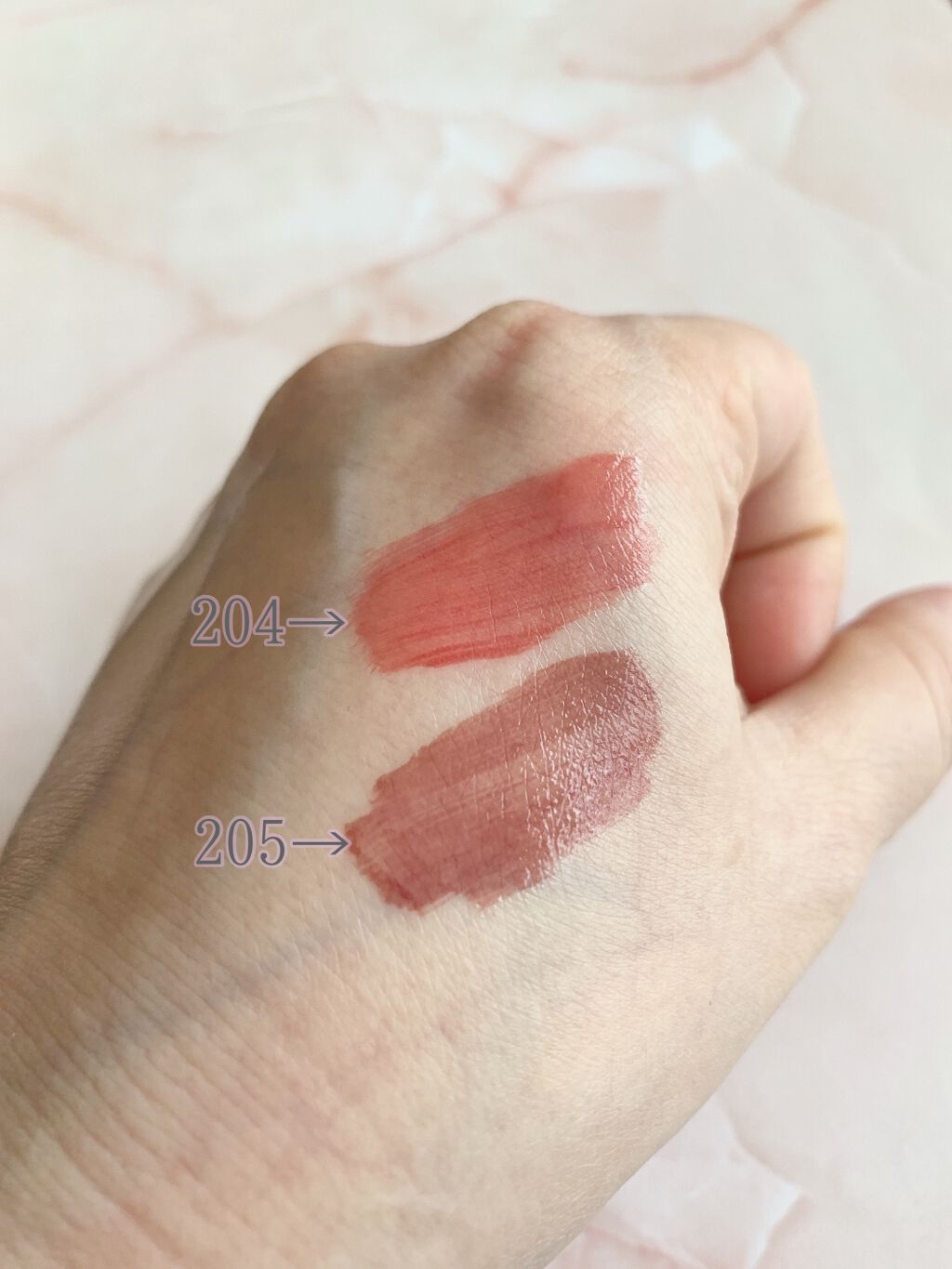 ルージュ ピュールクチュール ヴェルニ ウォーターグロウ/YVES SAINT LAURENT BEAUTE/口紅を使ったクチコミ(2枚目)