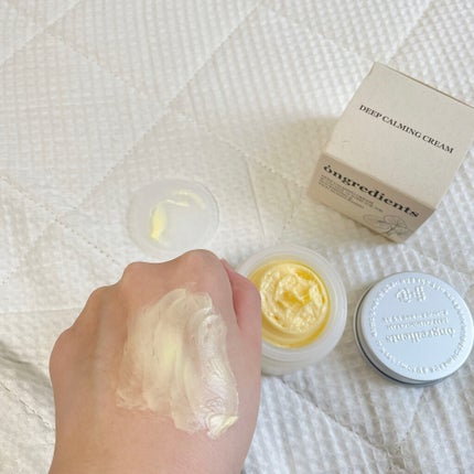 ディープカーミングクリーム/Ongredients/フェイスクリームを使ったクチコミ(3枚目)