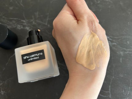 (旧)アンリミテッド ラスティング フルイド/shu uemura/リキッドファンデーションを使ったクチコミ(4枚目)