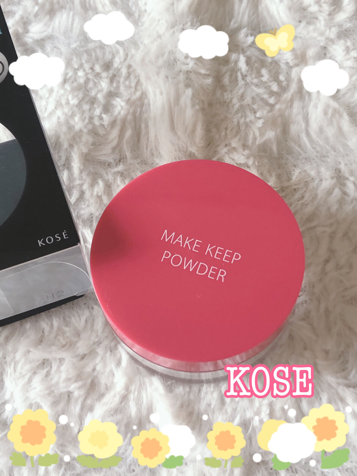                  ❤️KOSE MAKEKEEPPOWDER❤️

        ♬*゜*•.¸¸✿ ♬*゜*•.¸¸♪*•.¸¸✿ ♬*♬*゜*•.¸¸✿

            サラサラ肌に(*´꒳`*)♡♥️ 皮脂