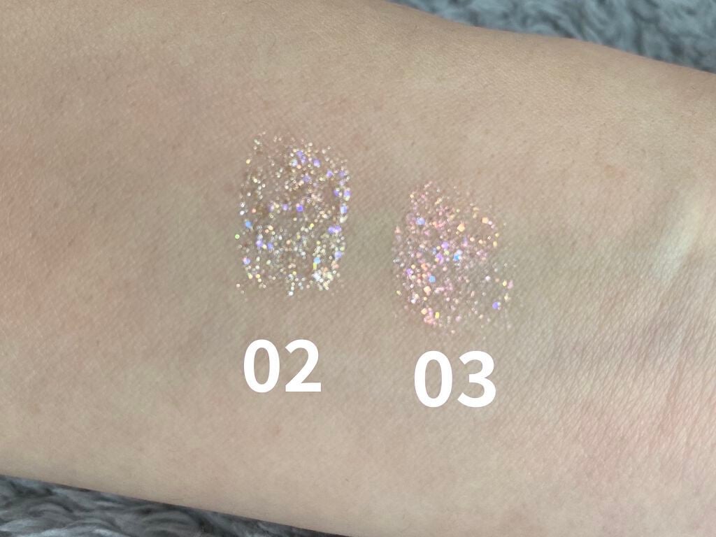 オーロラカクテルグリッター/キャンメイク/アイシャドウを使ったクチコミ(3枚目)
