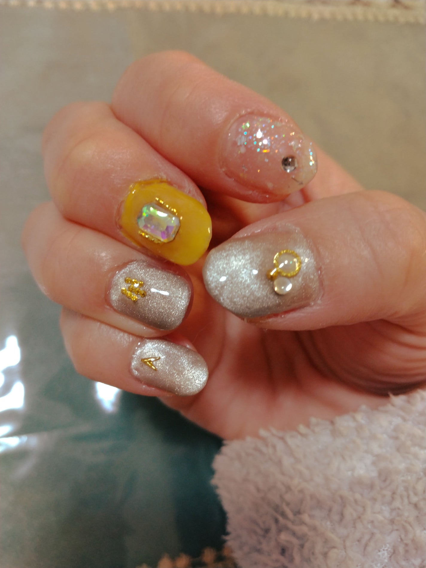 ジェルネイルシール/キャンドゥ/ネイルシールを使ったクチコミ(2枚目)