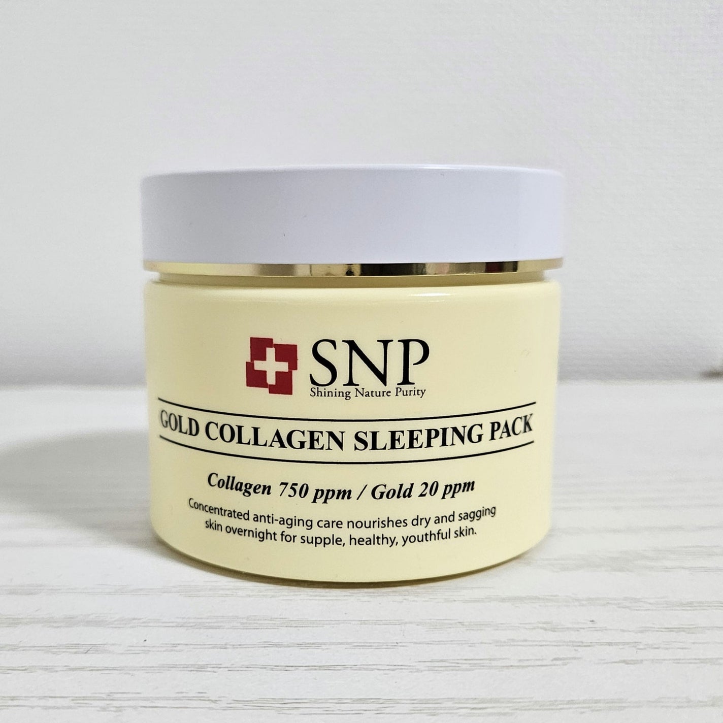 SNP ゴールド コラーゲン スリーピング パック/SNP/シートマスク・パックを使ったクチコミ(1枚目)