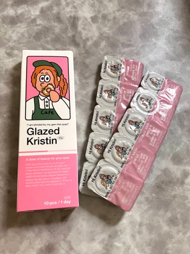 Glazed Krirtin/Hapa kristin/カラーコンタクトレンズを使ったクチコミ（4枚目）