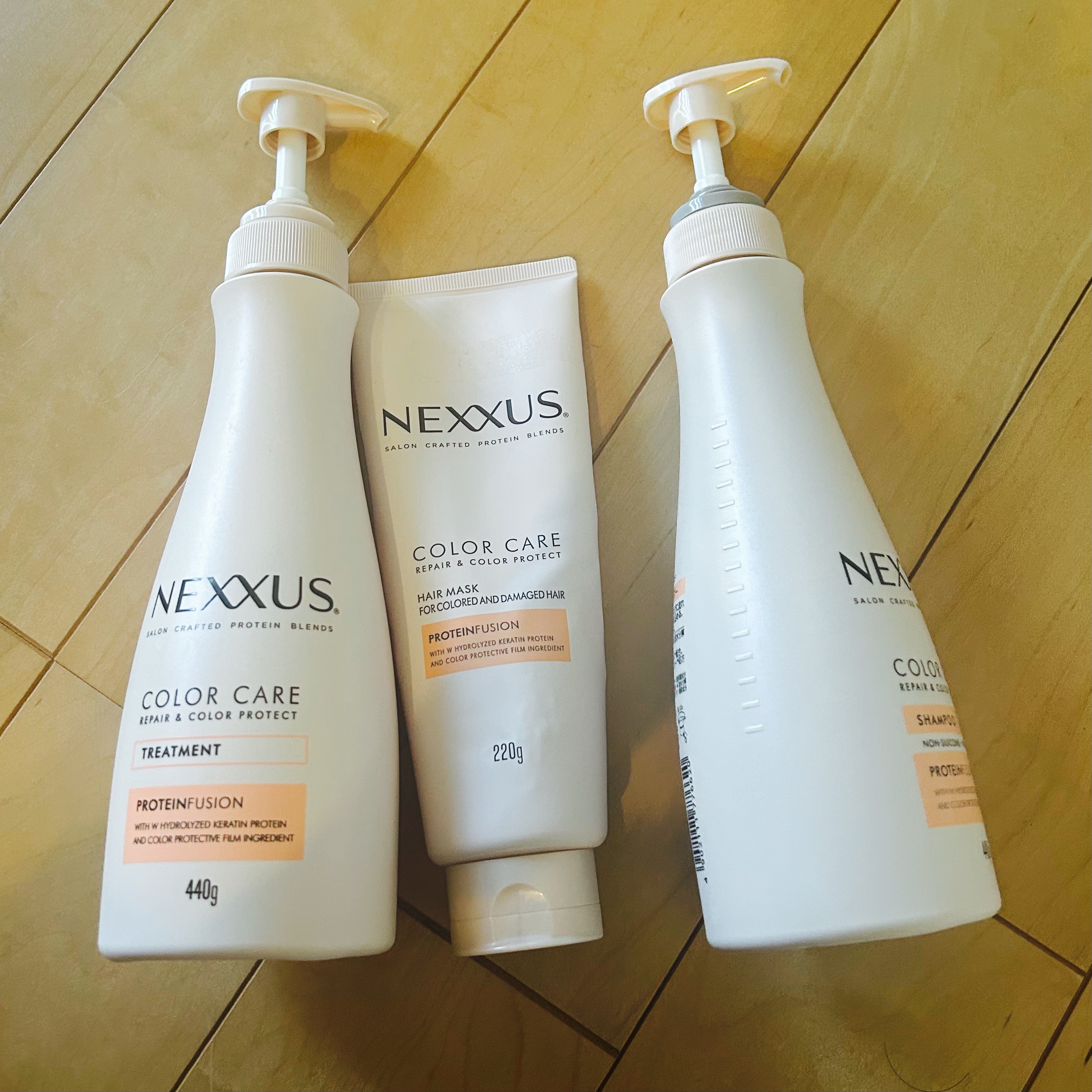 ネクサス リペア＆カラープロテクト シャンプー／トリートメント/NEXXUS(ネクサス)/市販シャンプーを使ったクチコミ（1枚目）