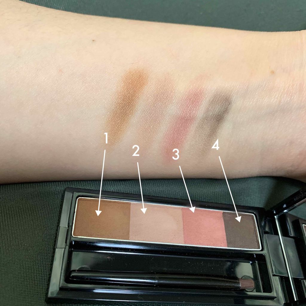 リシェ カラーリング アイブロウパウダー/Visée/パウダーアイブロウを使ったクチコミ(3枚目)