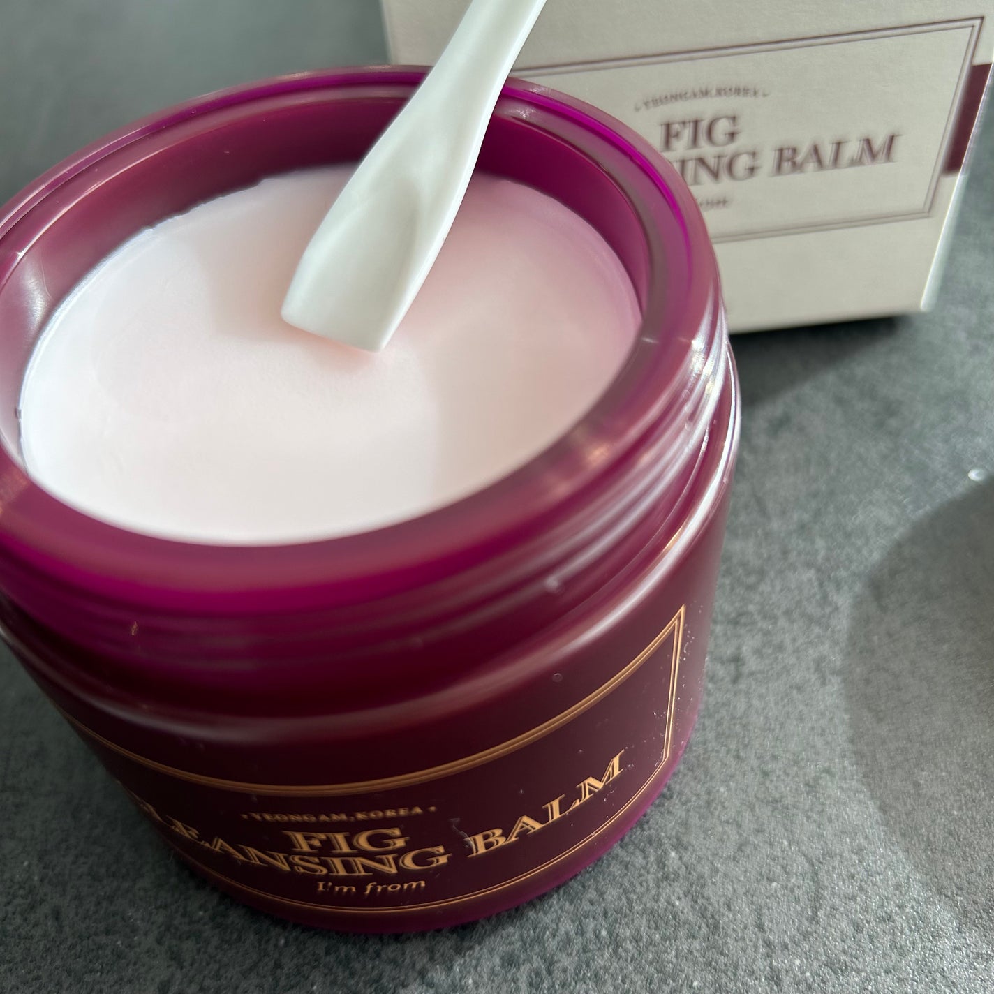 フィグクレンジングバーム/I'm from/クレンジングバームを使ったクチコミ(2枚目)