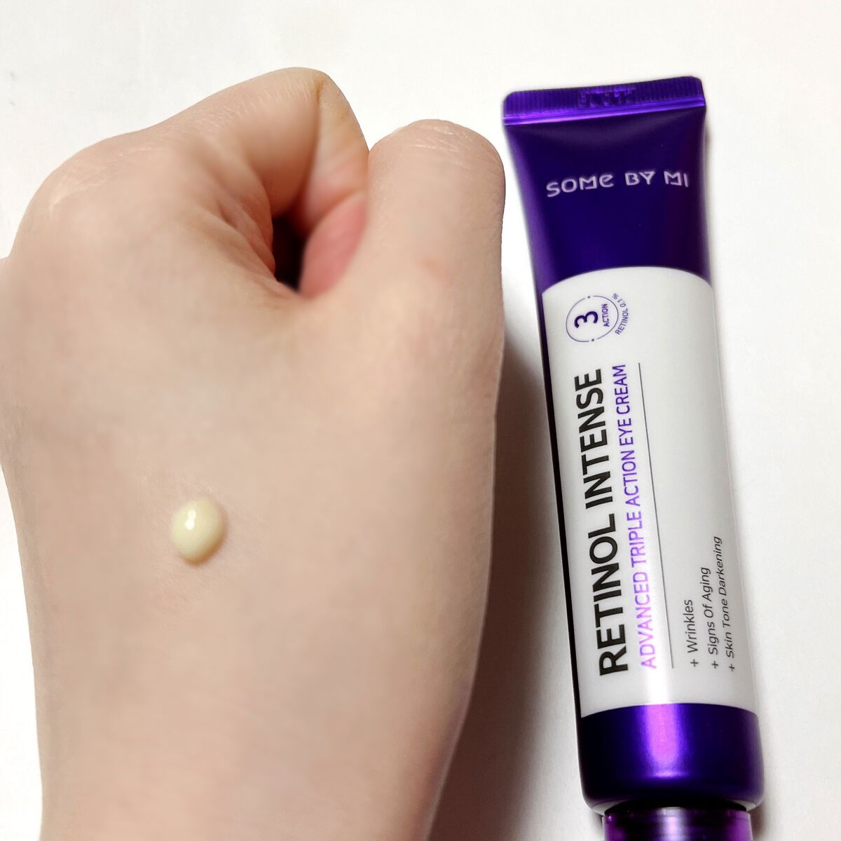 レチノールインテンシブ アドバンスドトリプルアクションアイクリーム/SOME BY MI/アイケア・アイクリームを使ったクチコミ（3枚目）