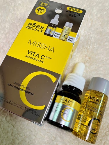 ビタシープラス トライアルキット【日本処方】/MISSHA/トライアルキットを使ったクチコミ（1枚目）