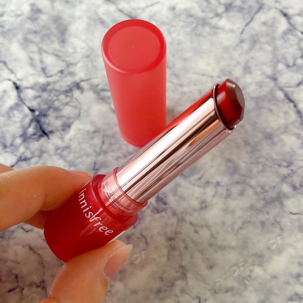 デューイティント リップバーム/innisfree/リップティントを使ったクチコミ(4枚目)