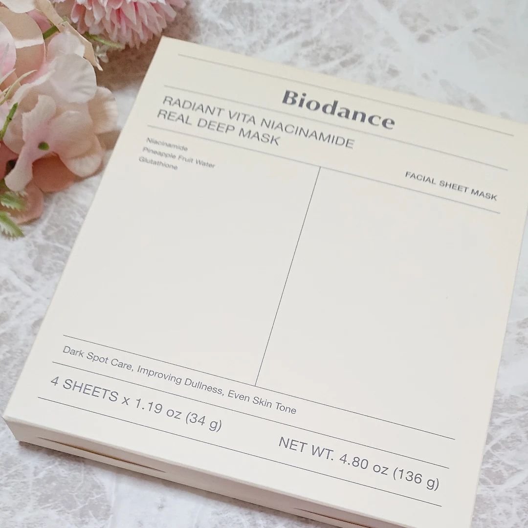 ビタナイアシンアミド リアルディープマスク/Biodance/シートマスク・パックを使ったクチコミ（1枚目）