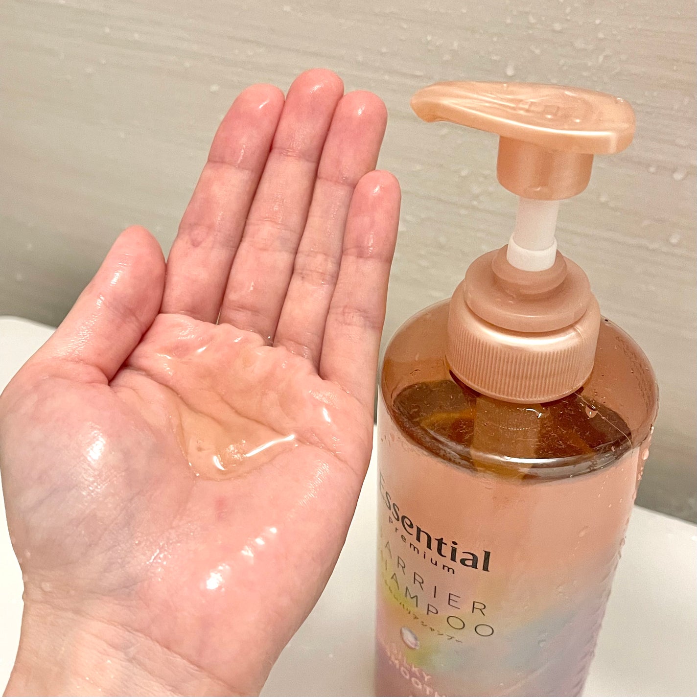 エッセンシャルプレミアム バリアシャンプー・コンディショナー シルキー&スムース/エッセンシャル/市販シャンプーを使ったクチコミ(3枚目)