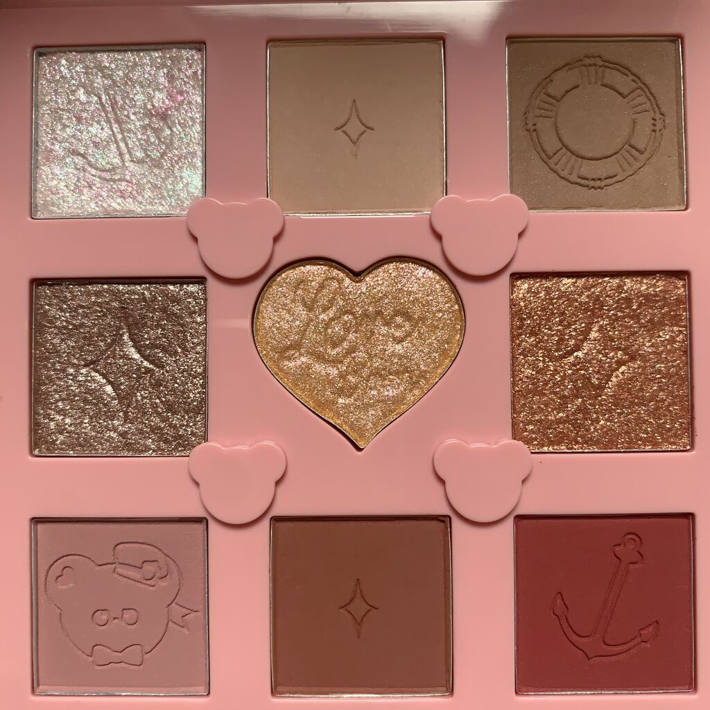 Love Bear 9色 アイシャドウパレット/FlowerKnows/アイシャドウパレットを使ったクチコミ（3枚目）