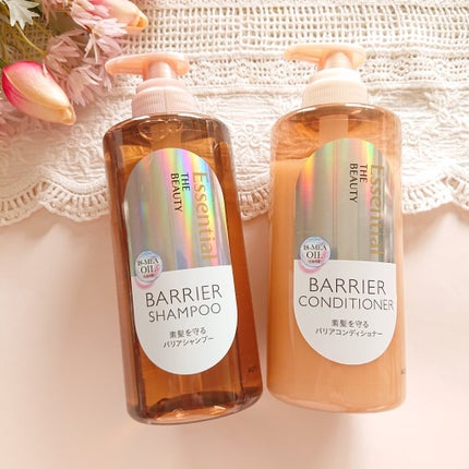ザビューティ 髪のキメ美容素髪を守る バリアシャンプー/コンディショナー/エッセンシャル/シャンプー・コンディショナーを使ったクチコミ(1枚目)