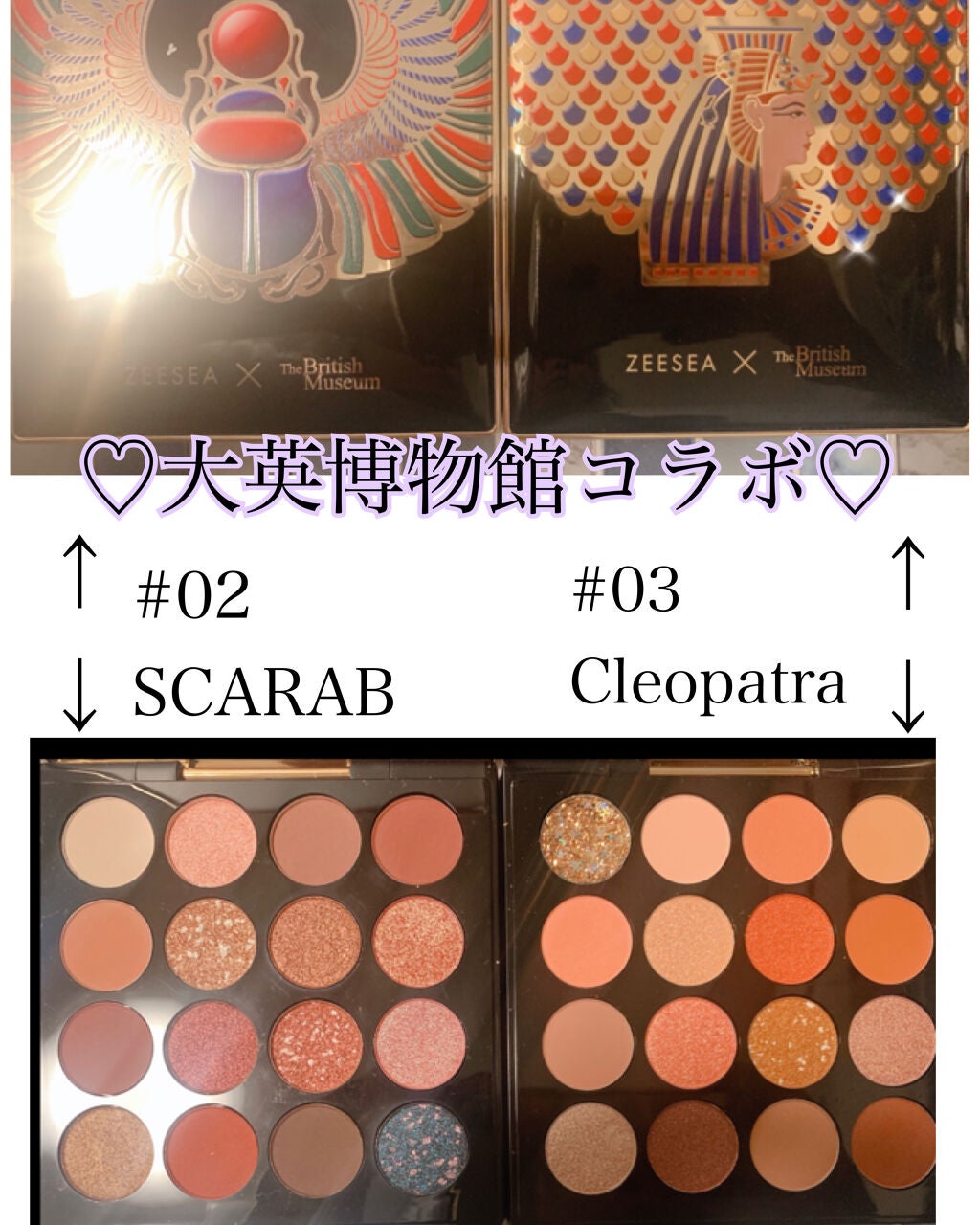 大英博物館 エジプトシリーズ アイシャドウパレット/ZEESEA/アイシャドウパレットを使ったクチコミ(1枚目)